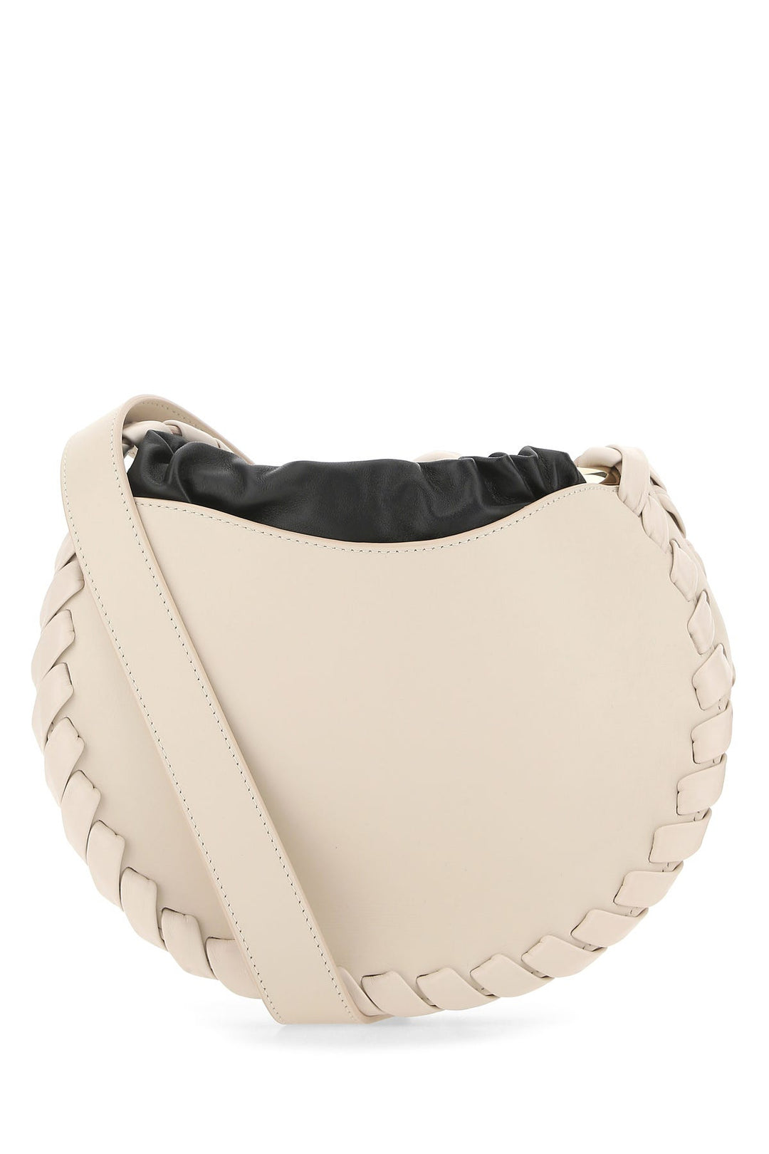 Powder pink leather small Mate crossbody bag