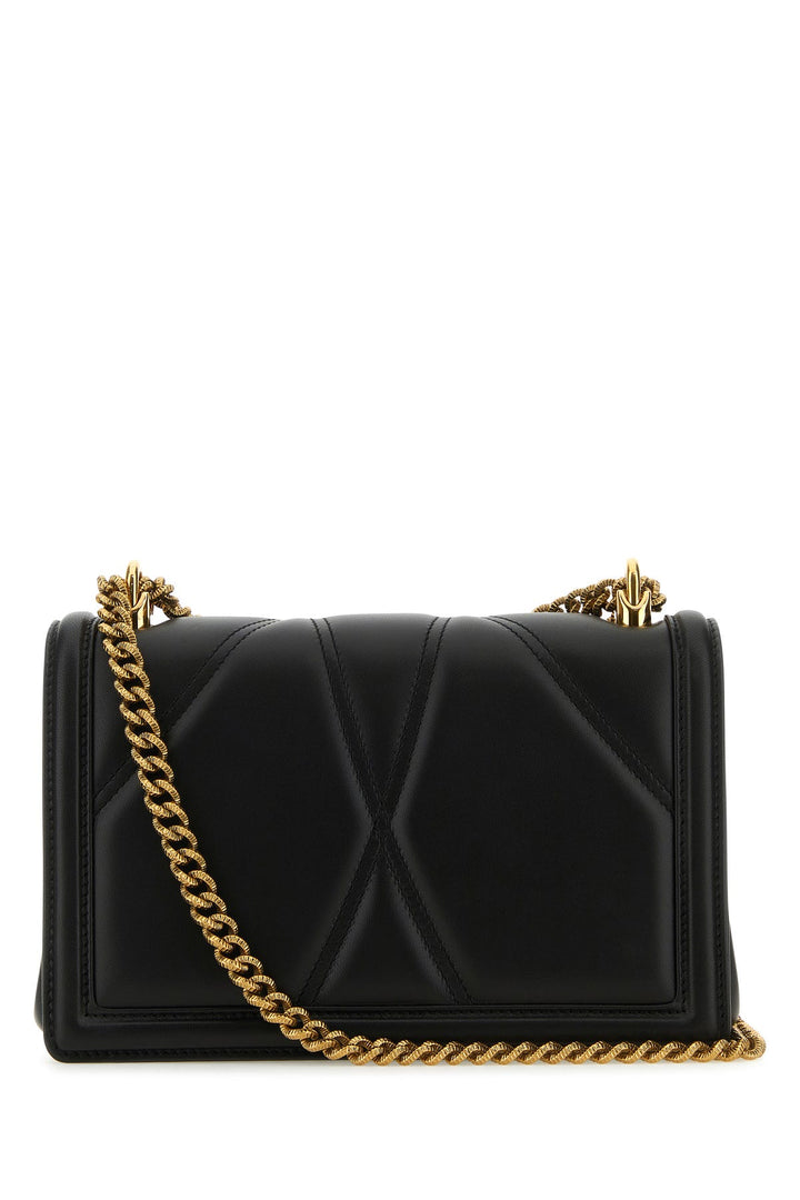 Black nappa leather Devotion shoulder bag