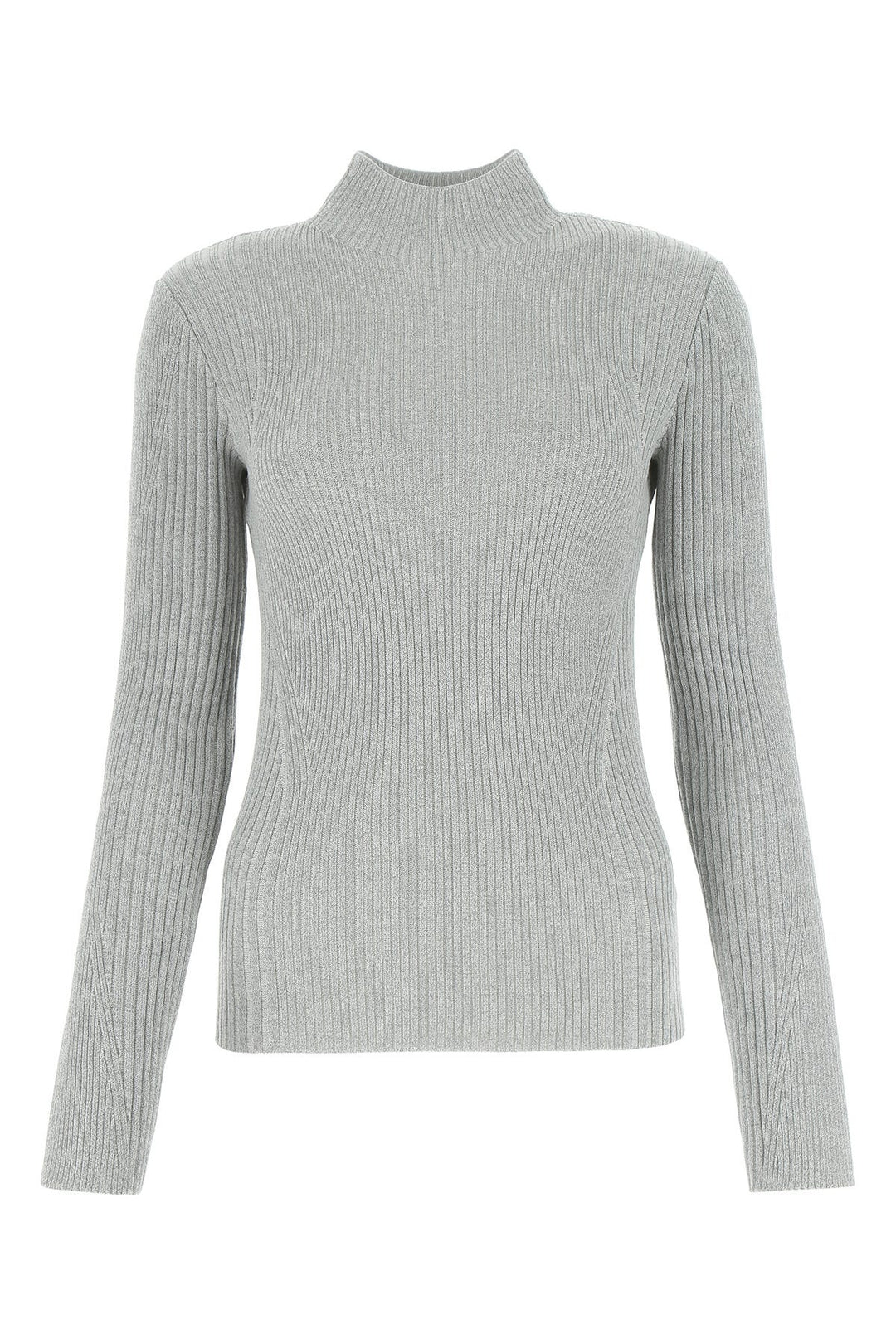 Light grey polyester blend sweater