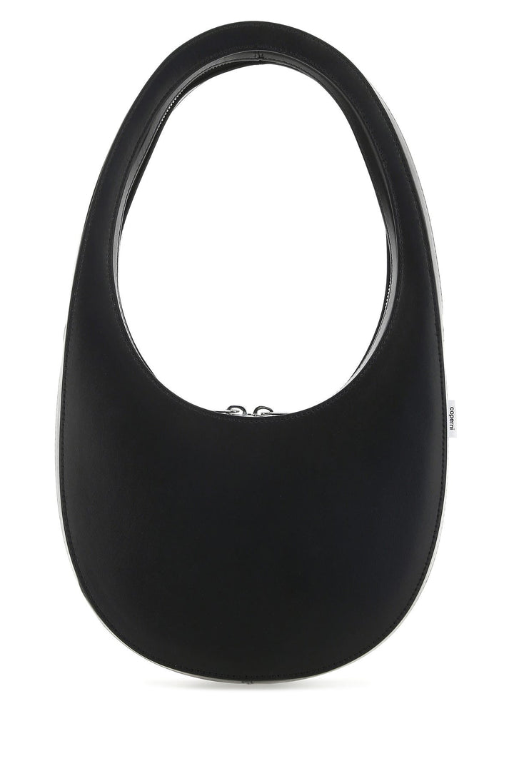 Black leather Swipe handbag