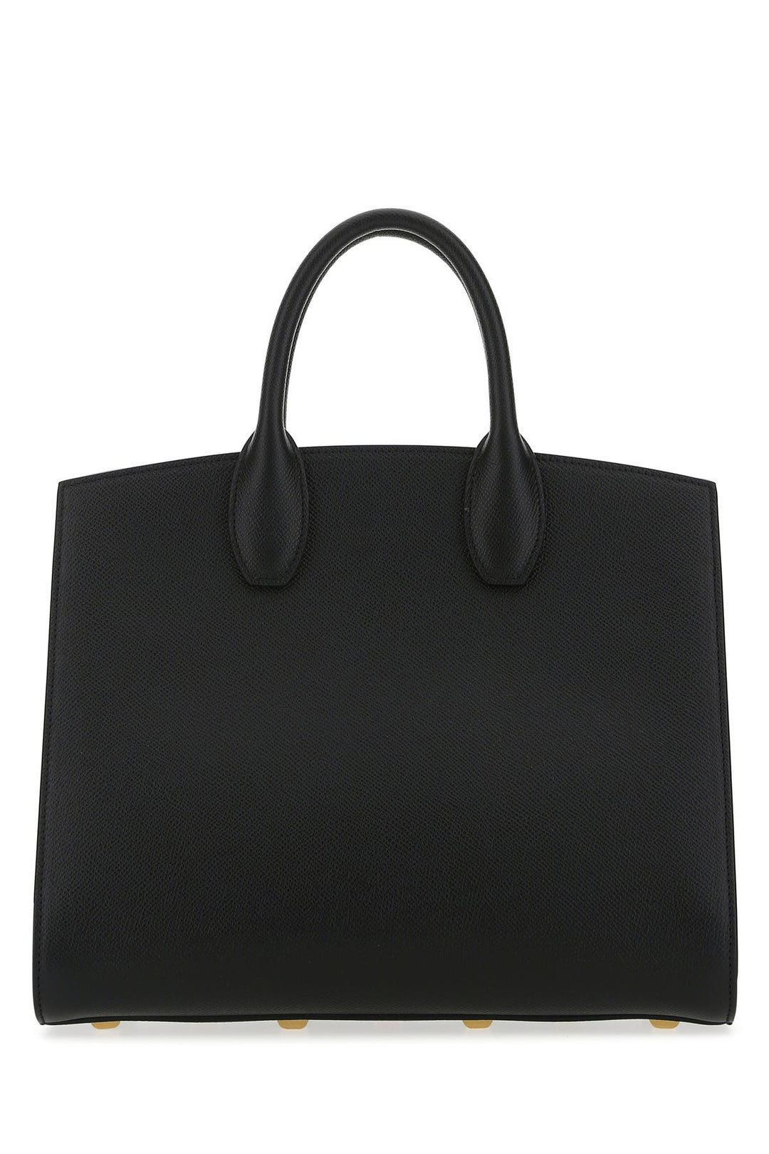 Black leather The Studio handbag