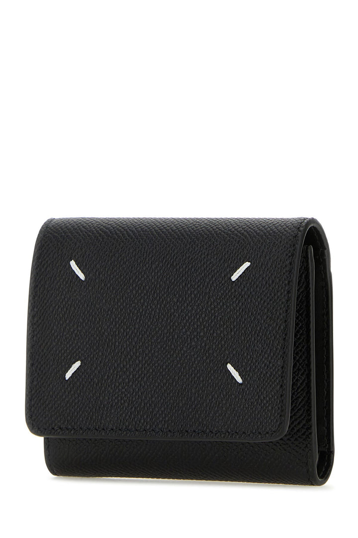 Black leather wallet