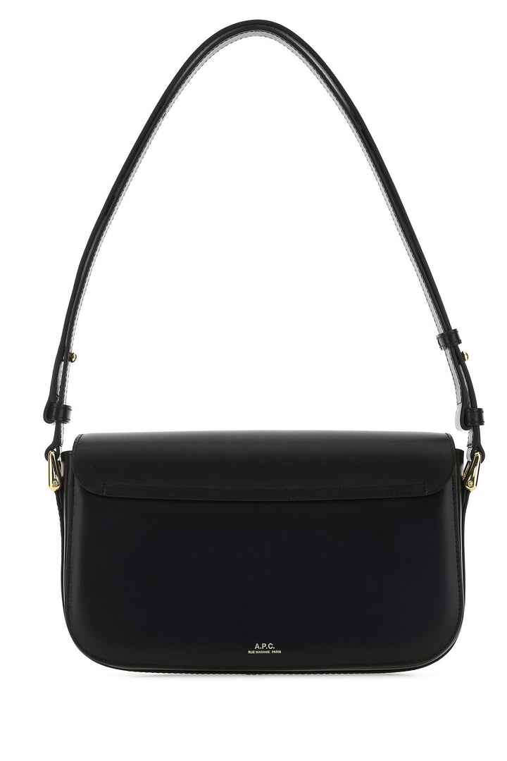 Black leather Grace shoulder bag