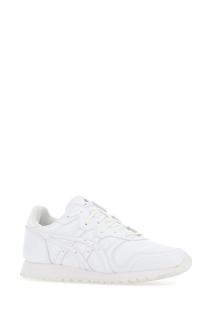 White synthetic leather OC Runner sneakers