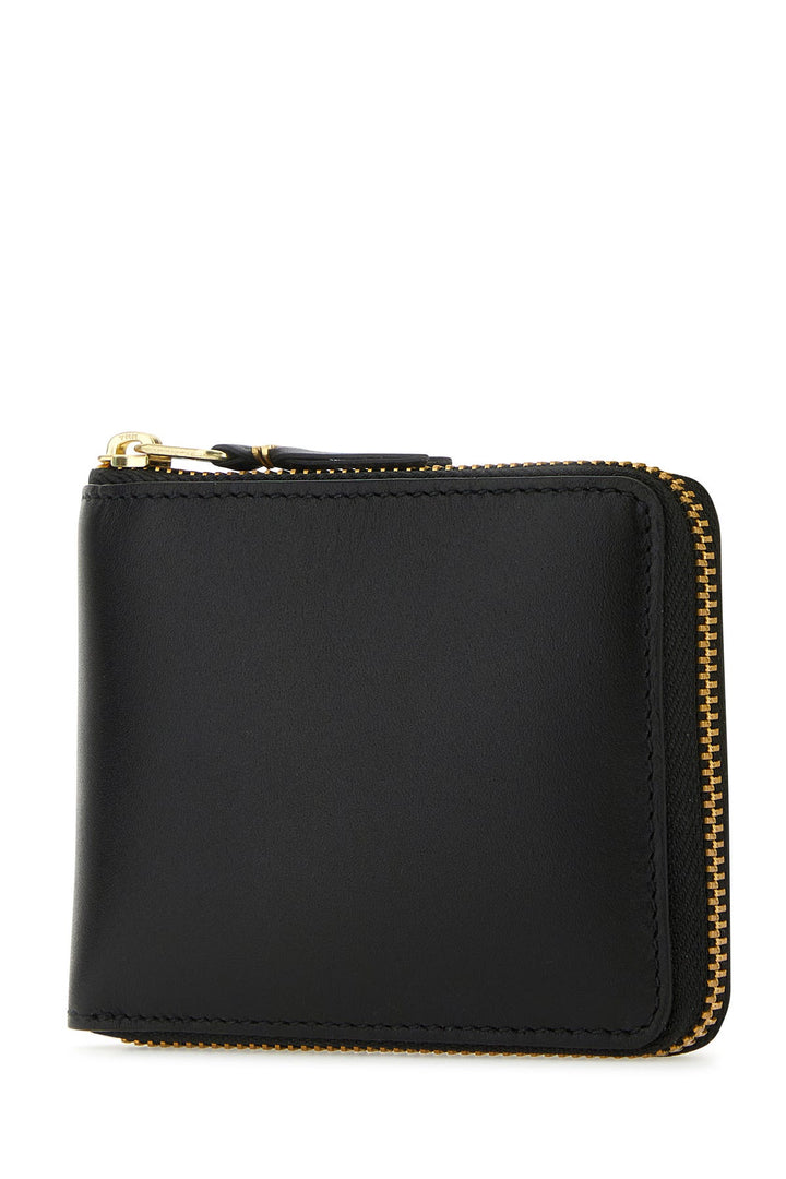 Black leather wallet