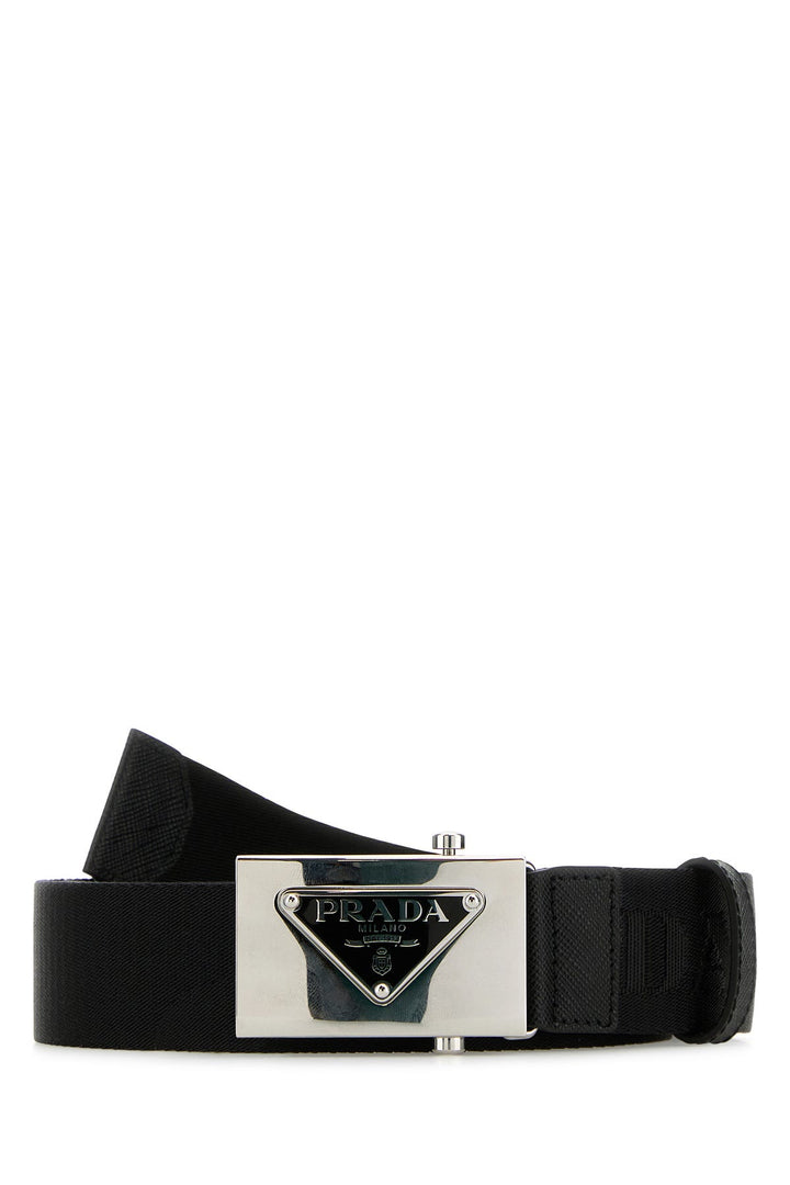 Black fabric belt