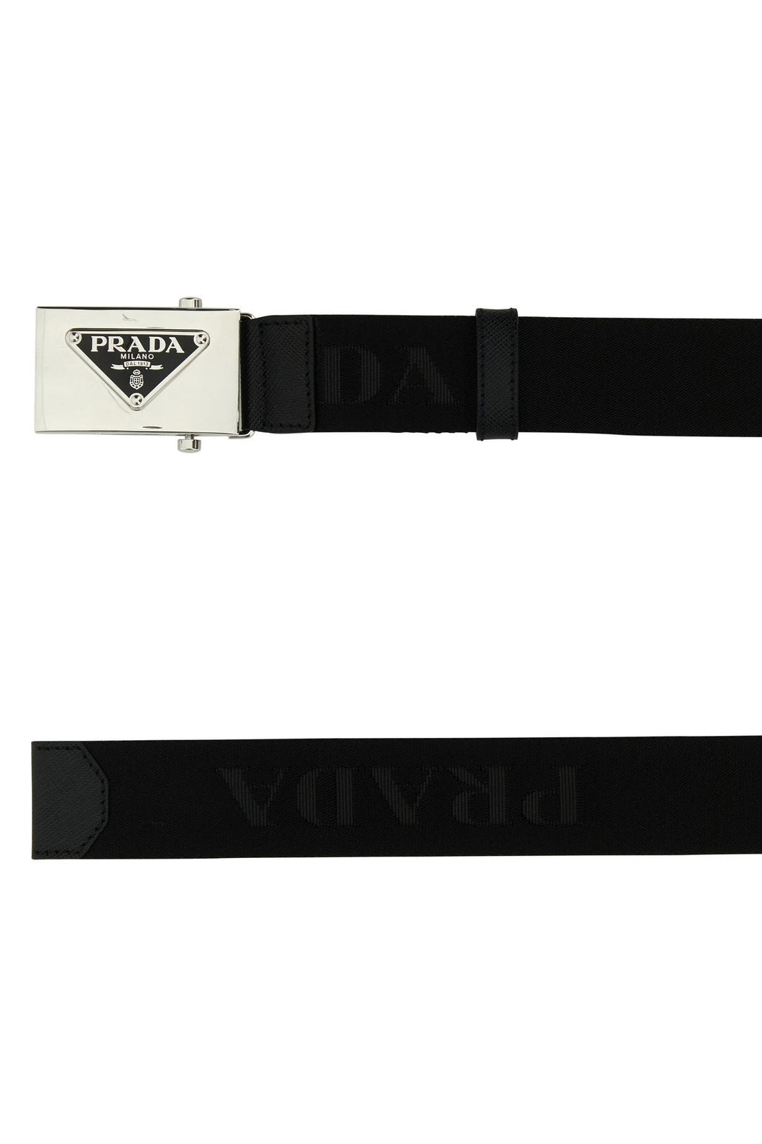 Black fabric belt