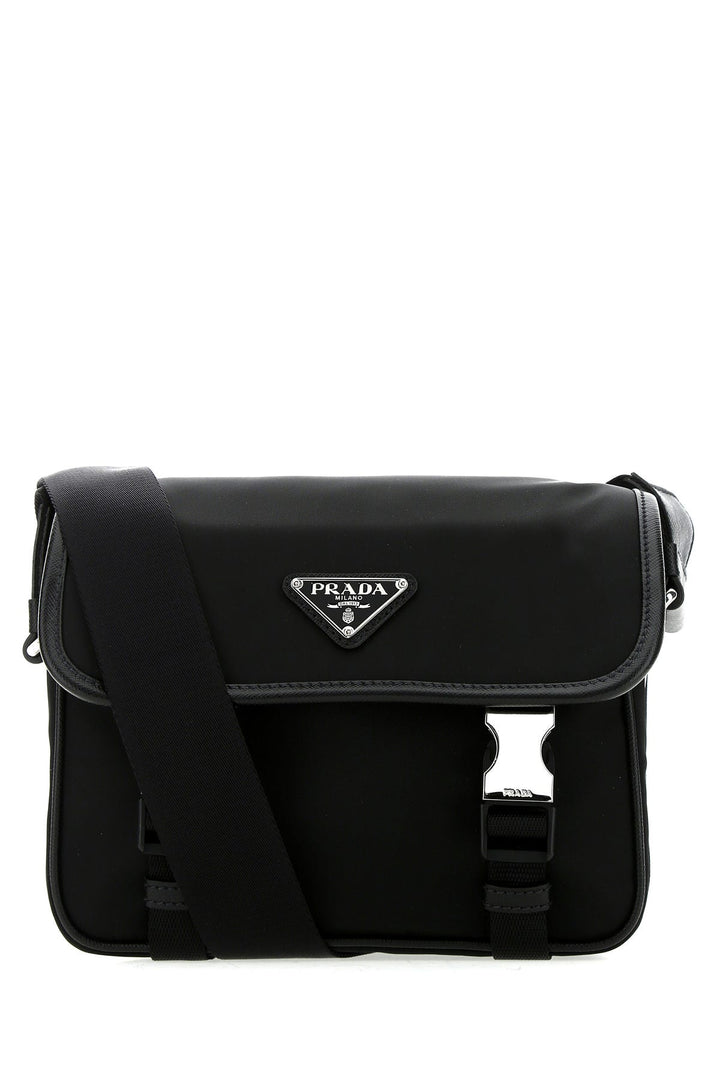 Black Re-Nylon crossbody bag