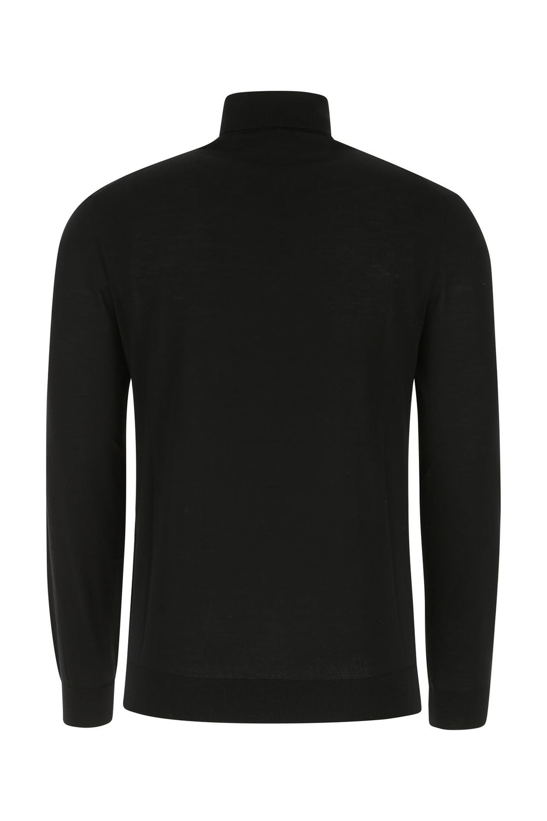 Black wool sweater