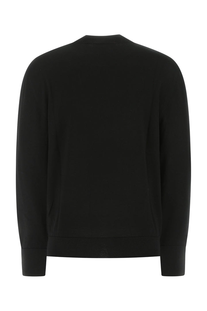 Black wool sweater