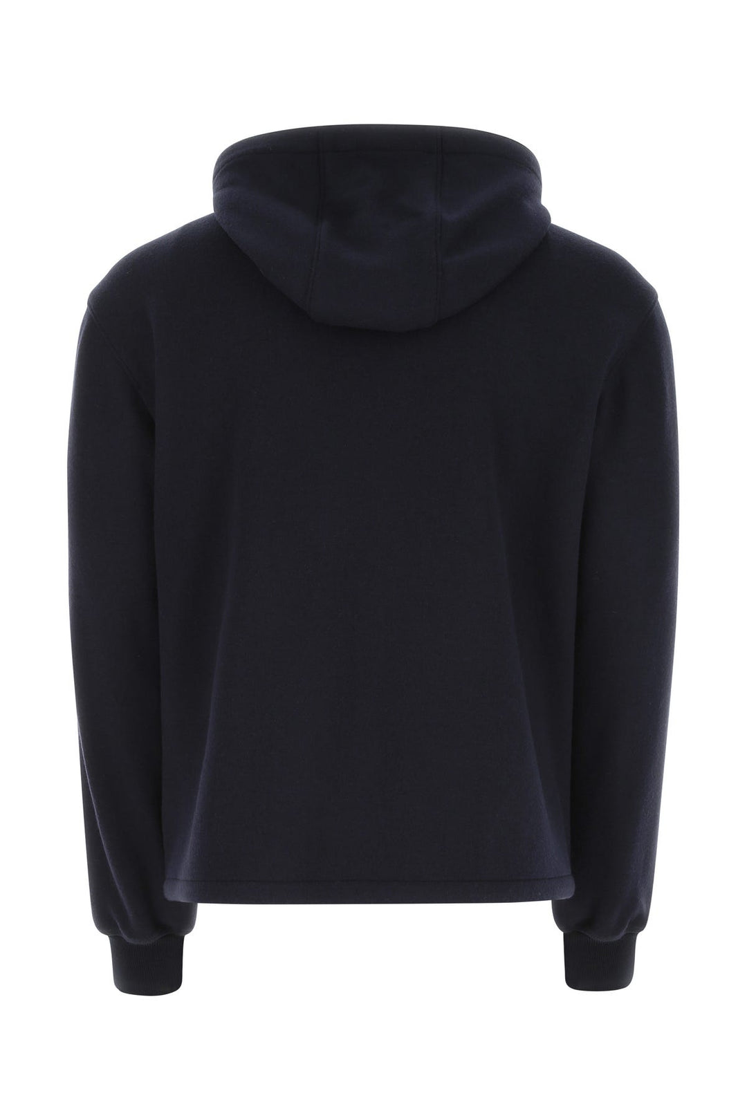 Navy blue cashmere blend sweatshirt