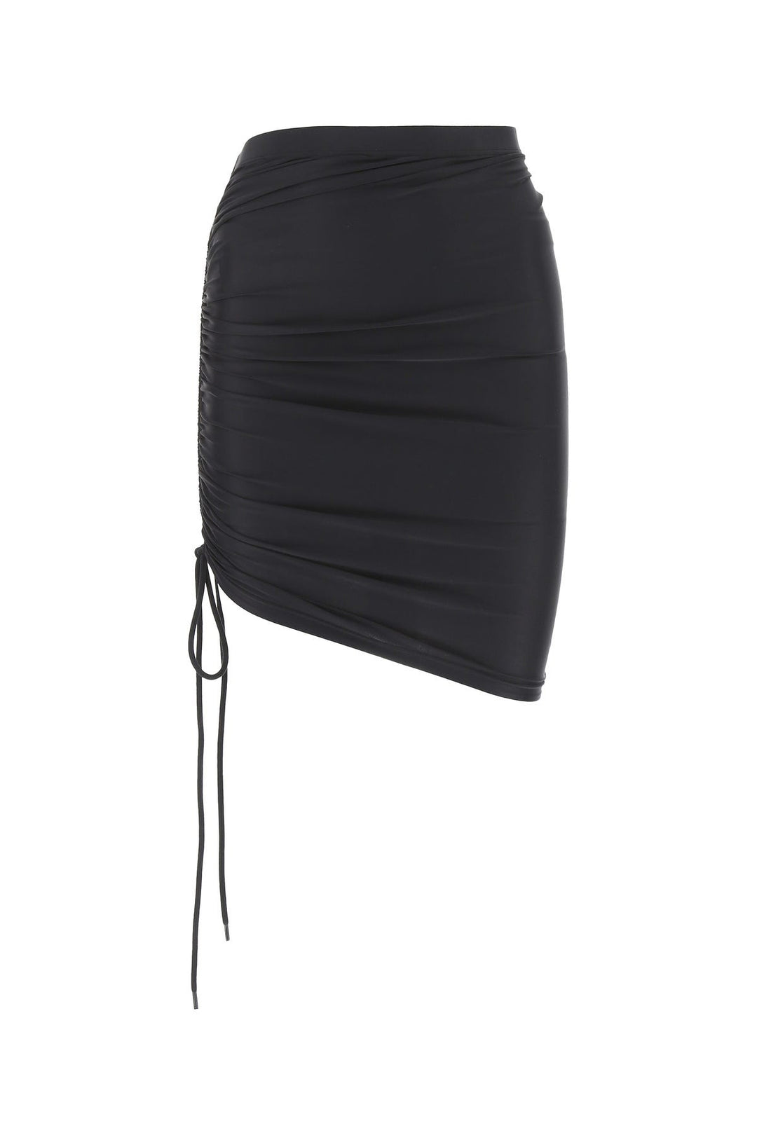 Black stretch nylon skirt