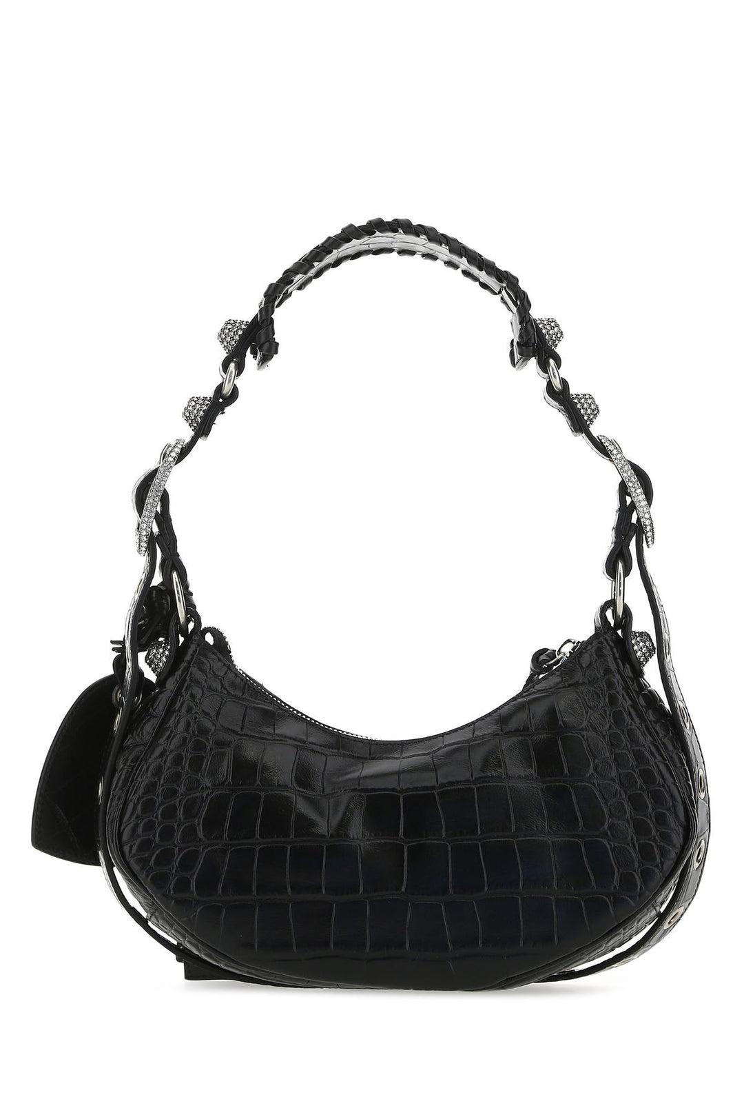 Black leather Le Cagole XS shoulder bag