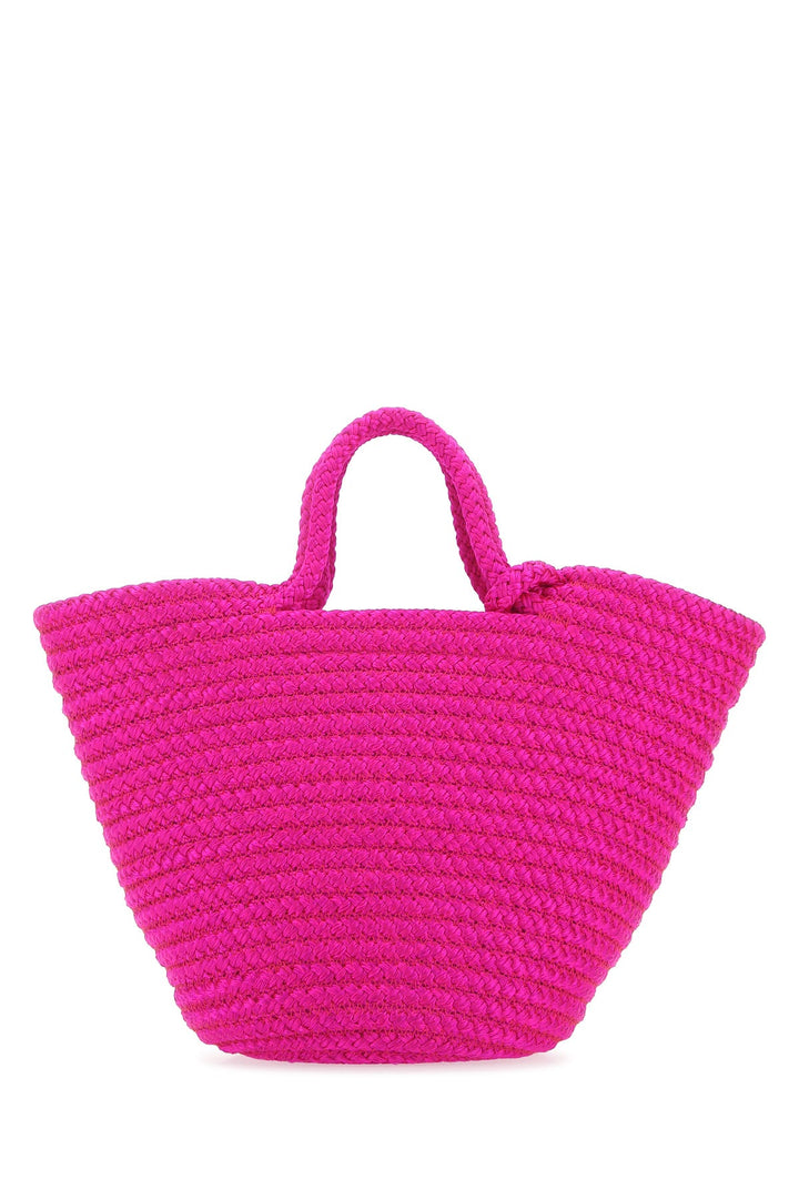 Fuchsia rope small Ibiza handbag