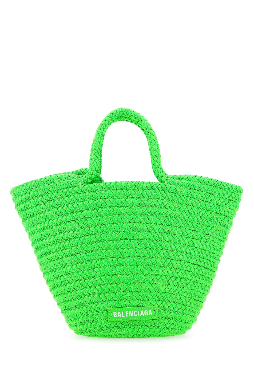 Fluo green rope small Ibiza handbag