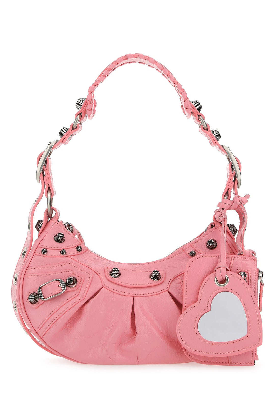 Pink nappa leather Le Cagole XS shoulder bag