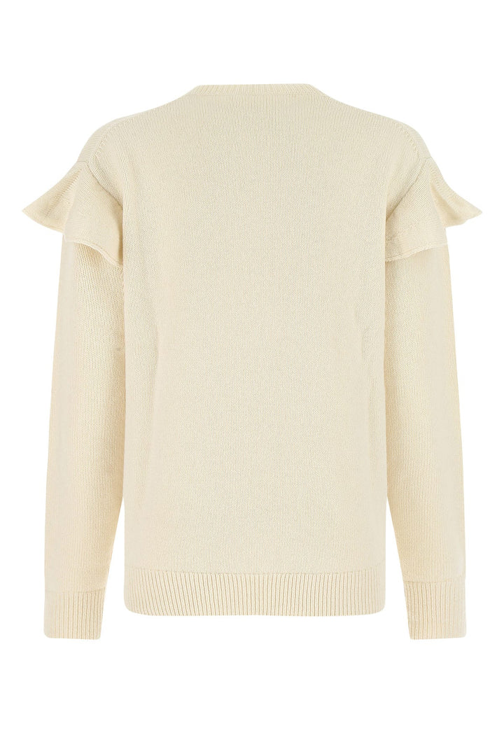 Ivory cashmere oversize sweater