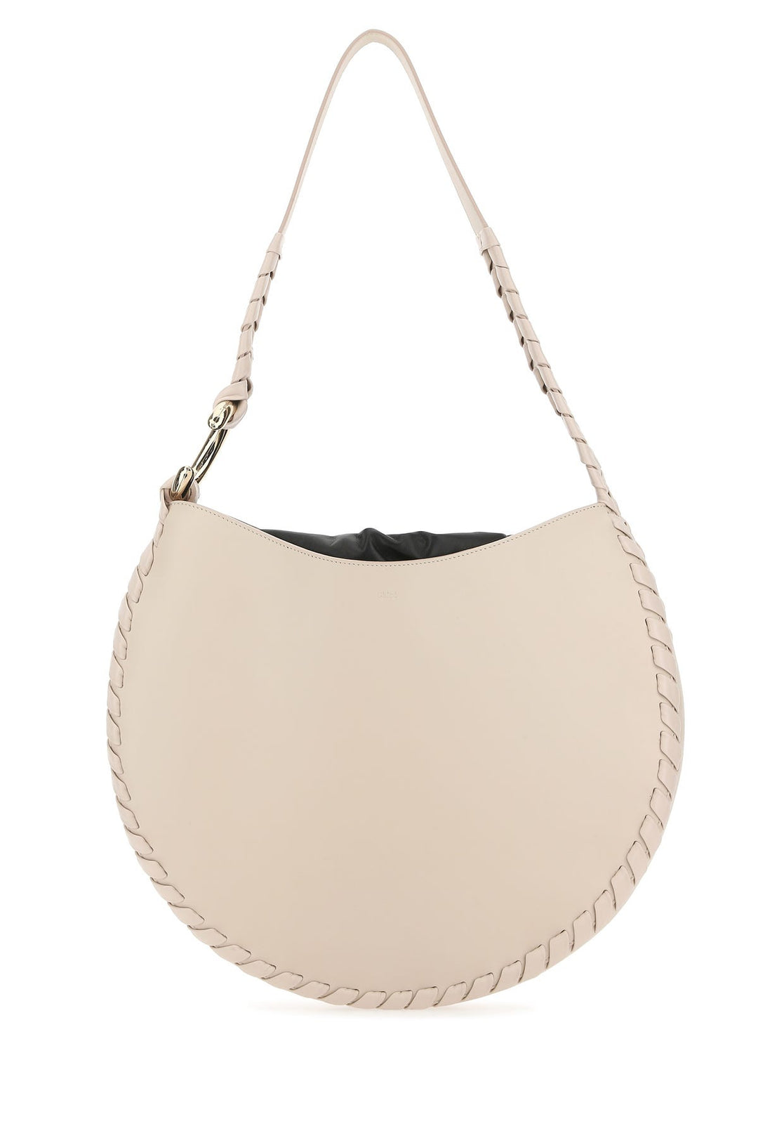 Ivory leather large Mate shoulder bag