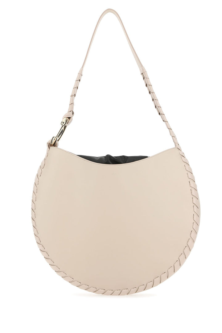 Ivory leather large Mate shoulder bag