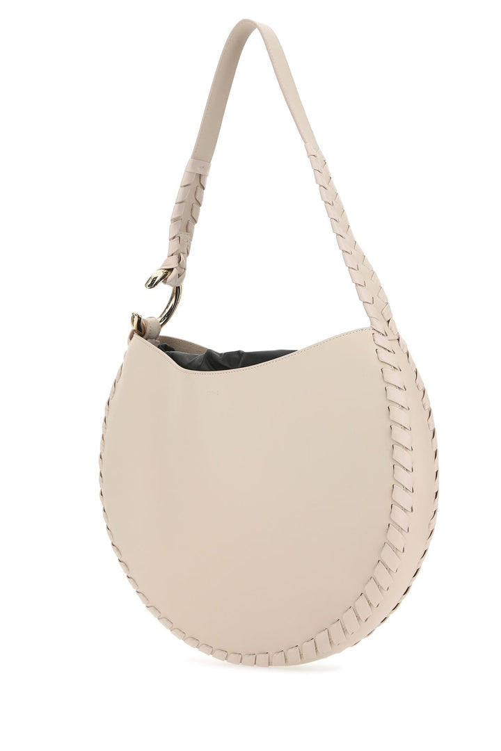 Ivory leather large Mate shoulder bag