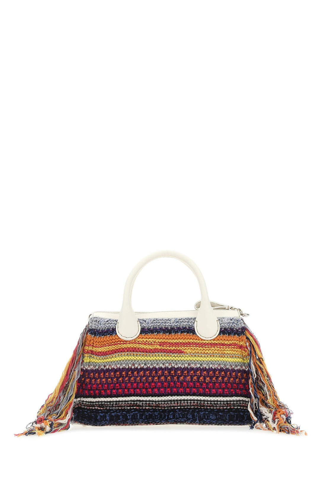 Multicolor leather and cashmere medium Edith handbag