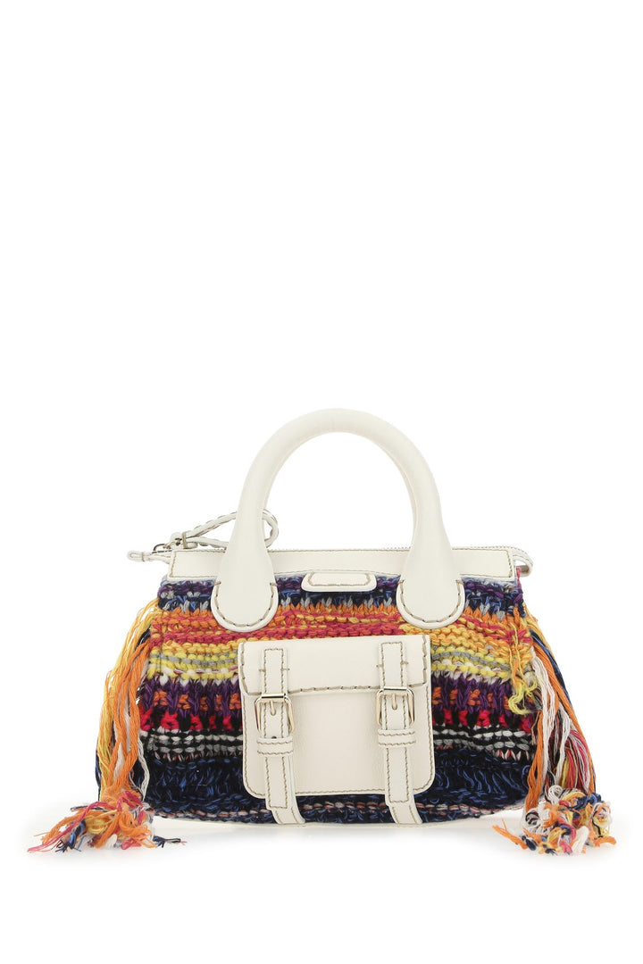 Multicolor fabric mini Edith handbag