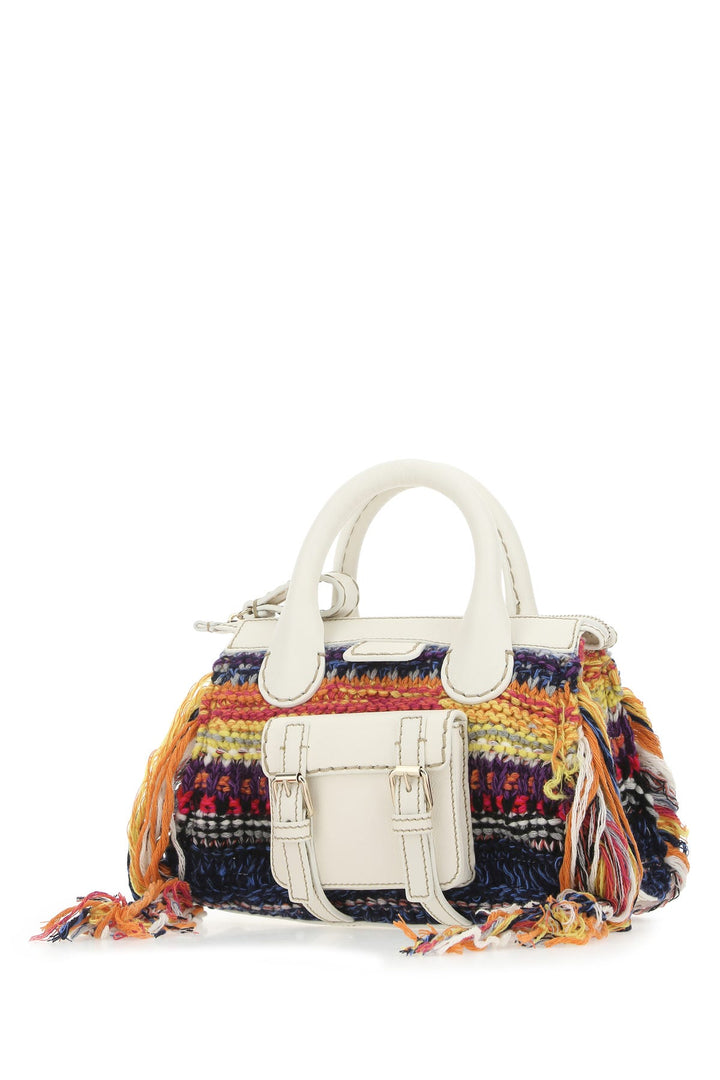 Multicolor fabric mini Edith handbag