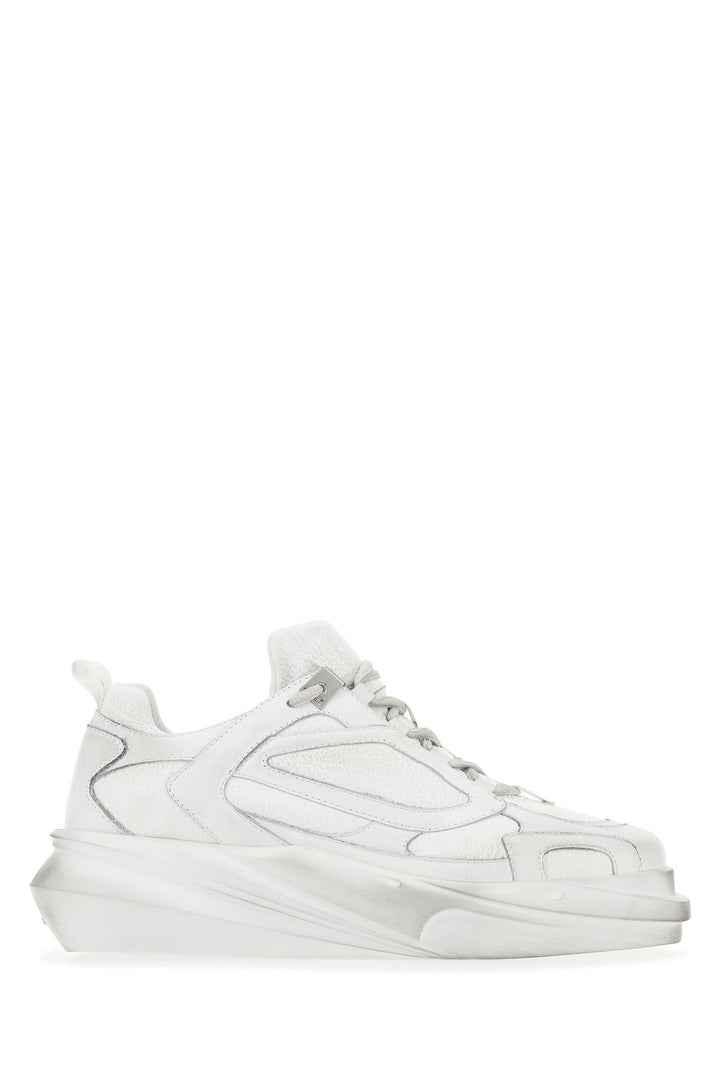 White leather Hiking sneakers