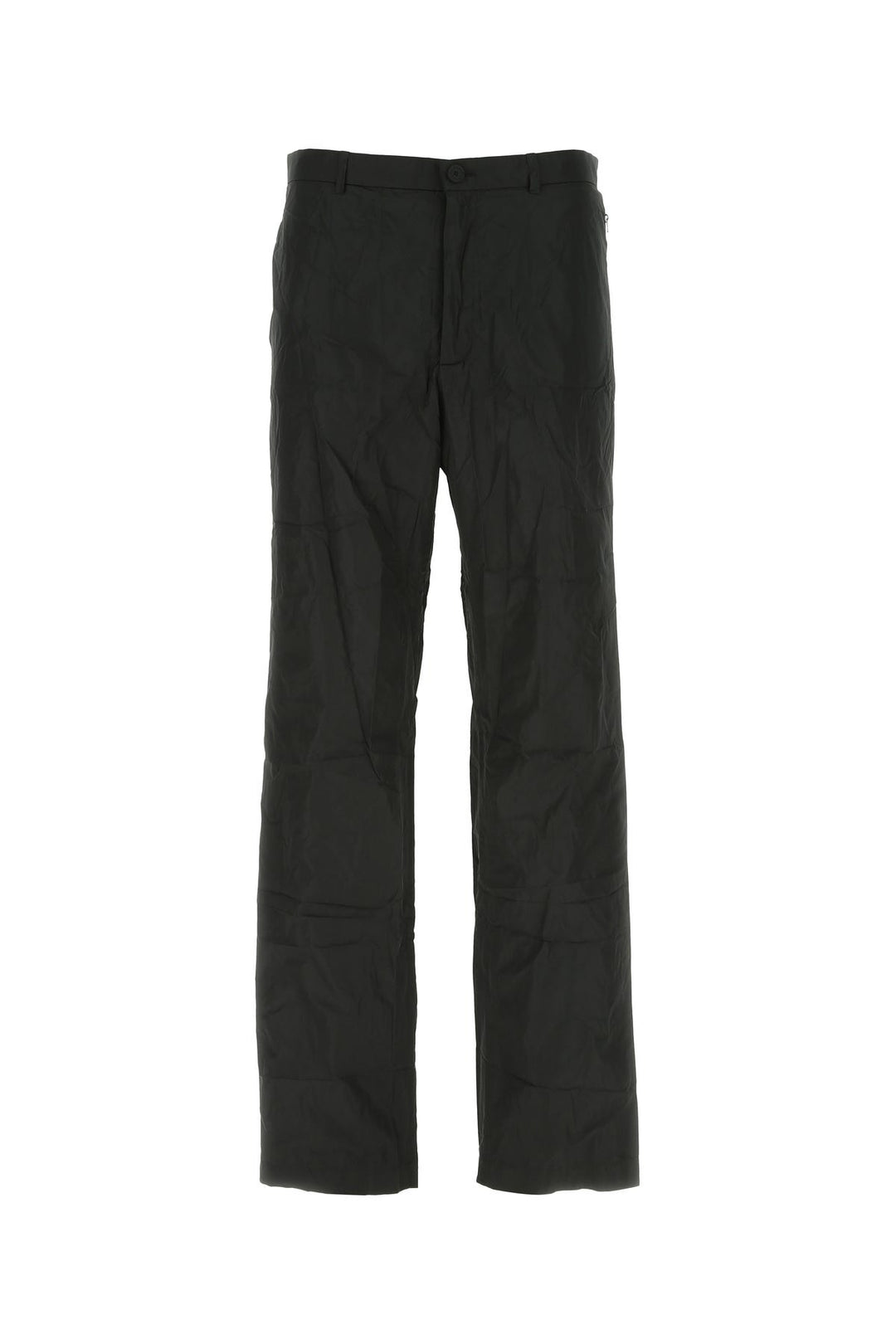 Black polyester pant