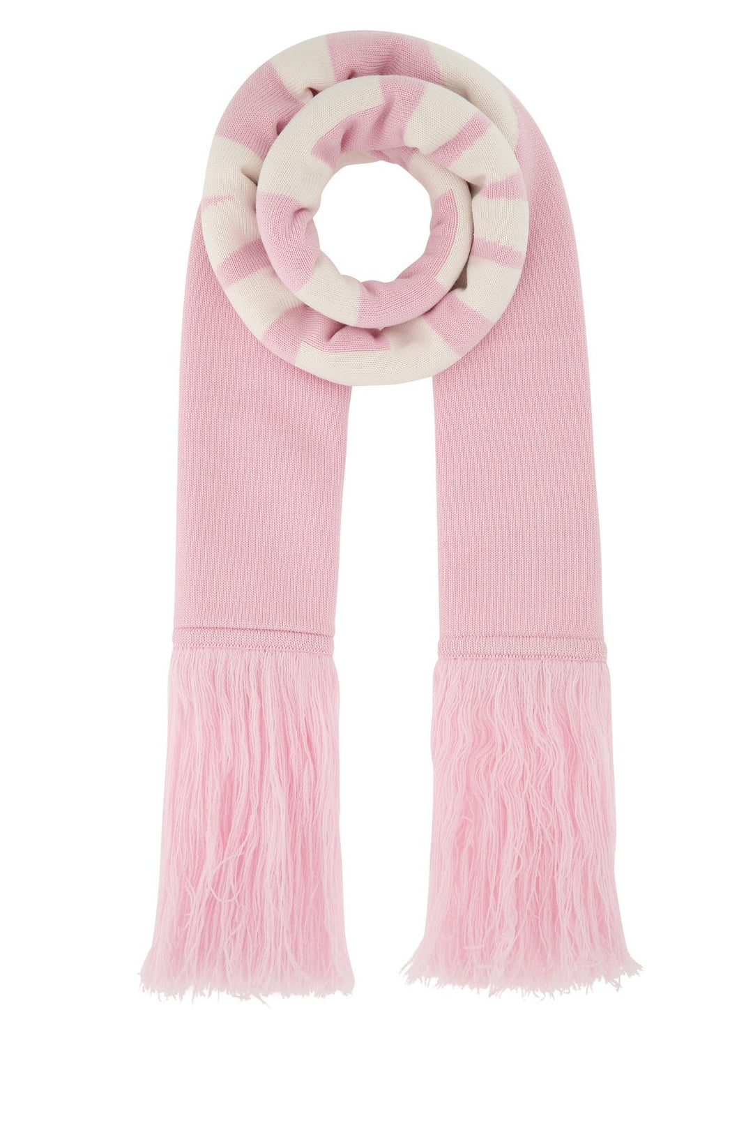 Pink wool scarf