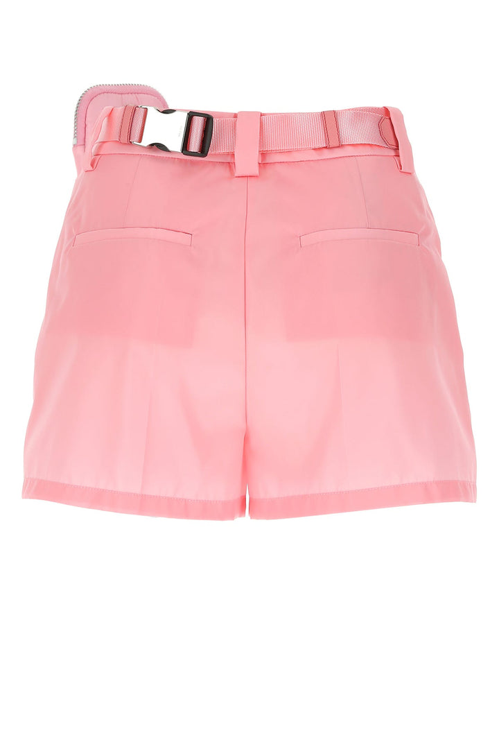 Pink nylon shorts