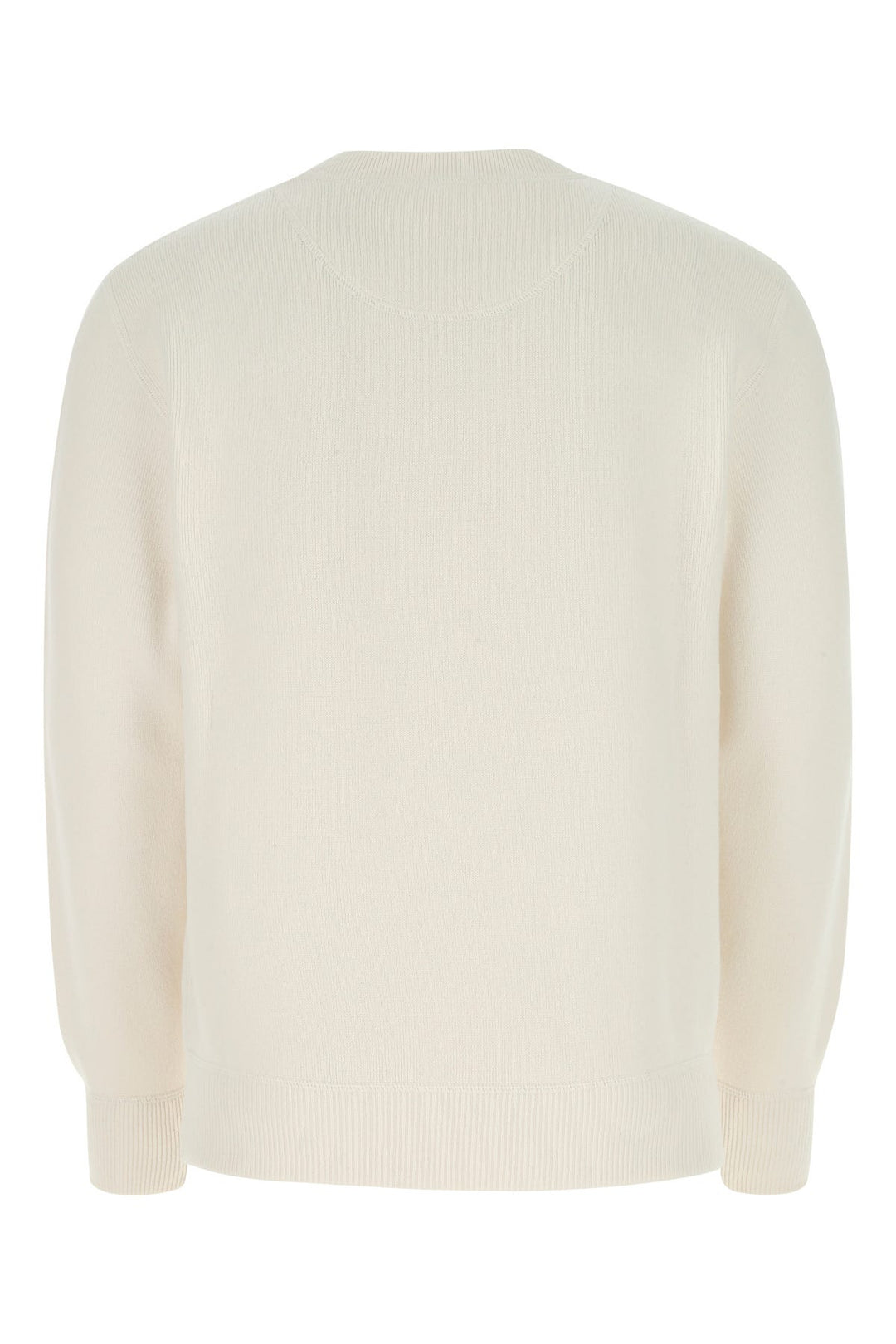 Ivory stretch cashmere blend sweater