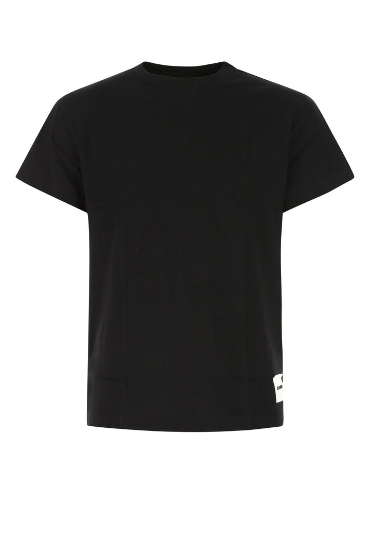 Black cotton t-shirt set