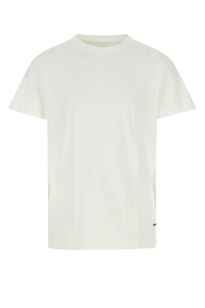 White cotton t-shirt set