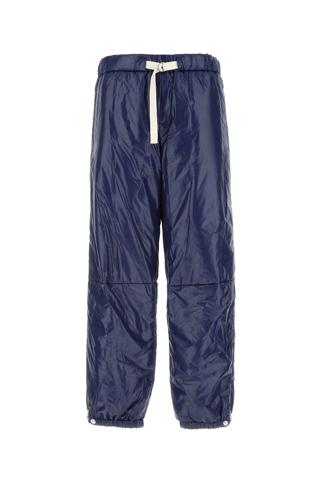 Blue nylon joggers