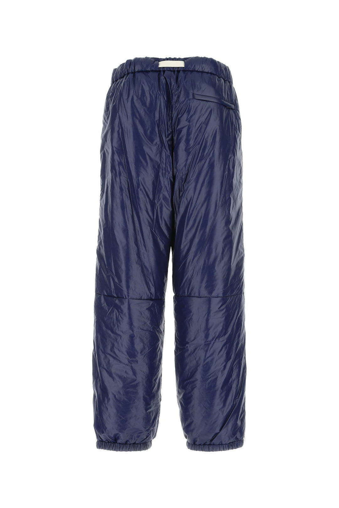 Blue nylon joggers