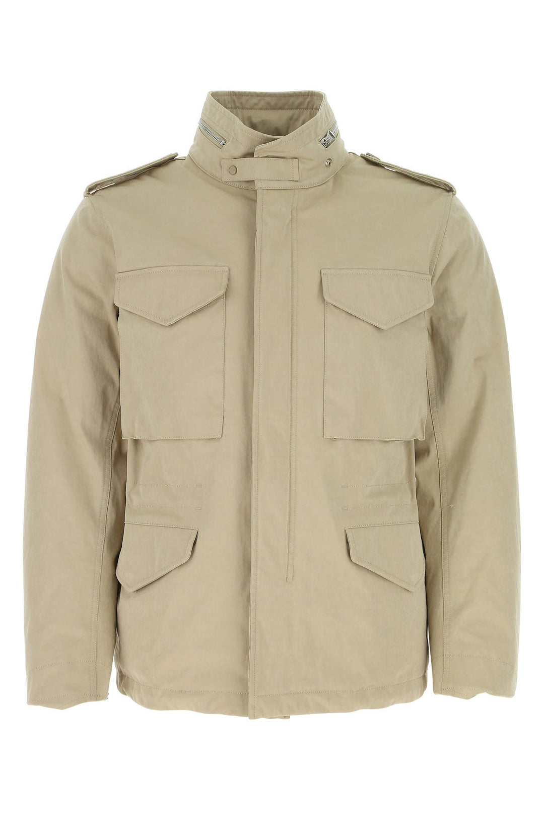 Sand polyester blend jacket