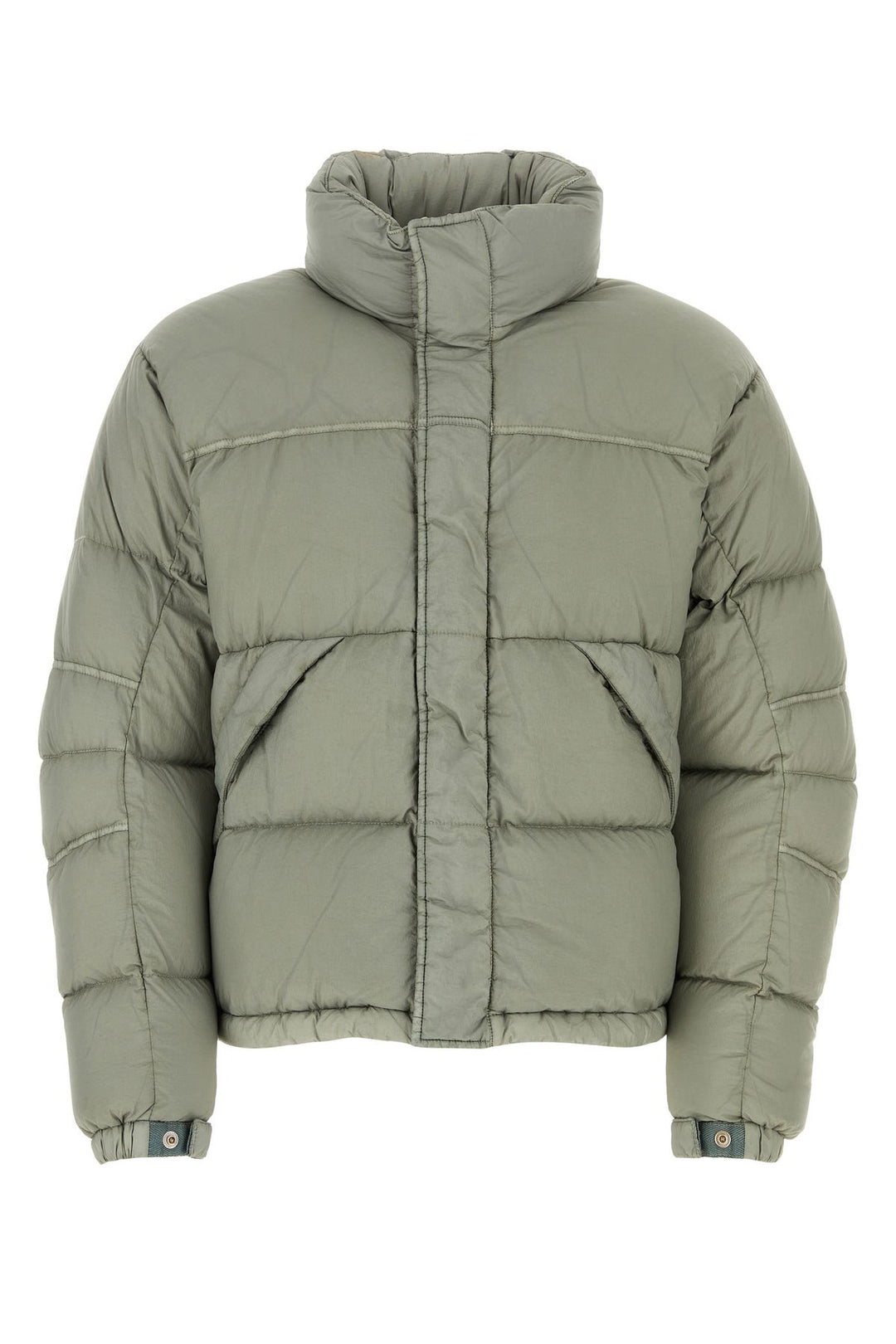 Grey nylon Aspen down jacket