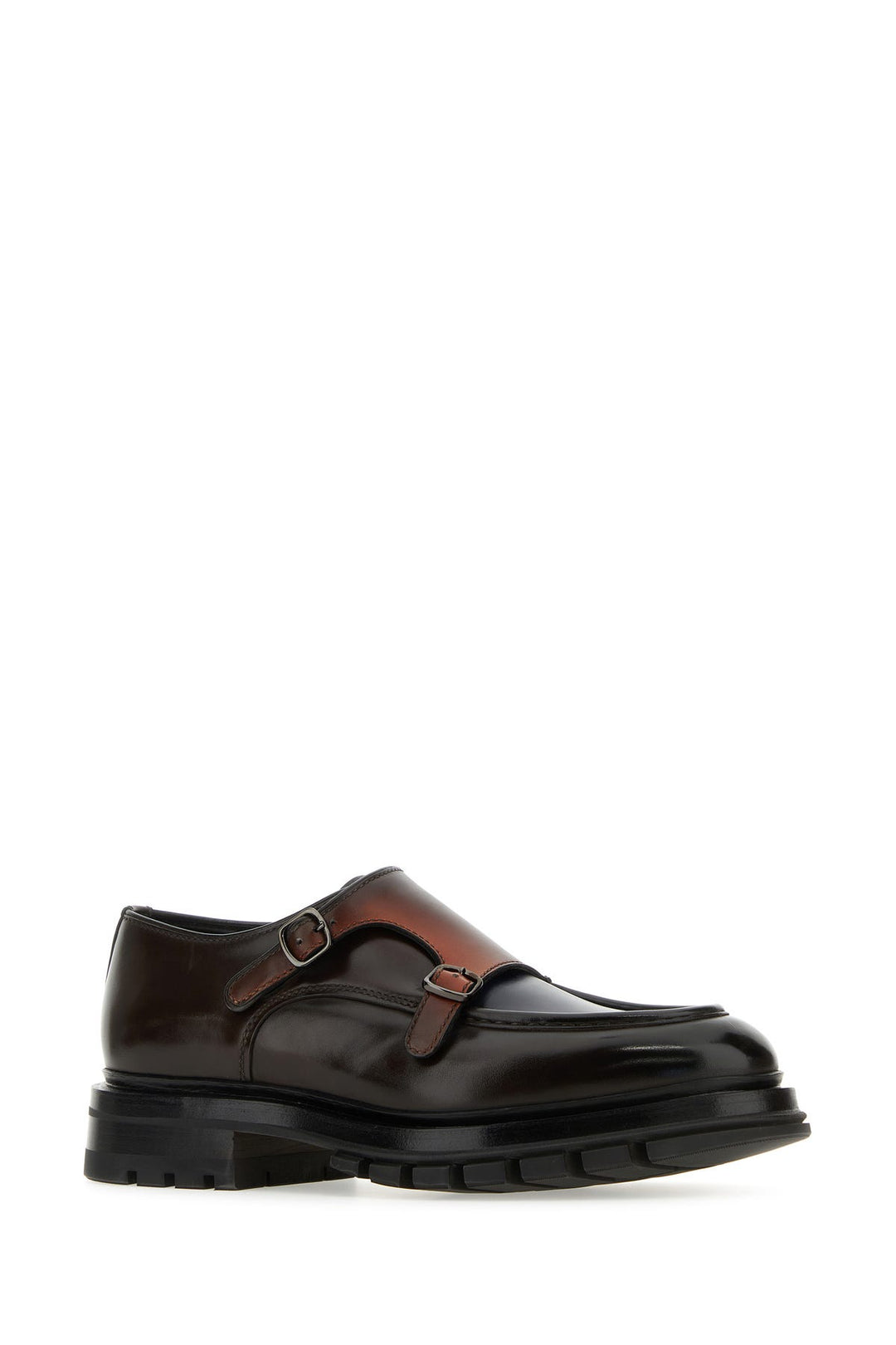 Multicolor leather loafers