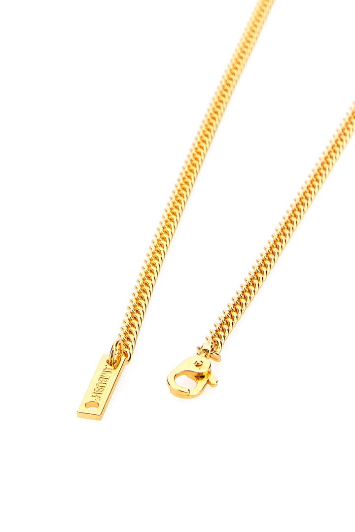 Gold metal Lighter Case necklace