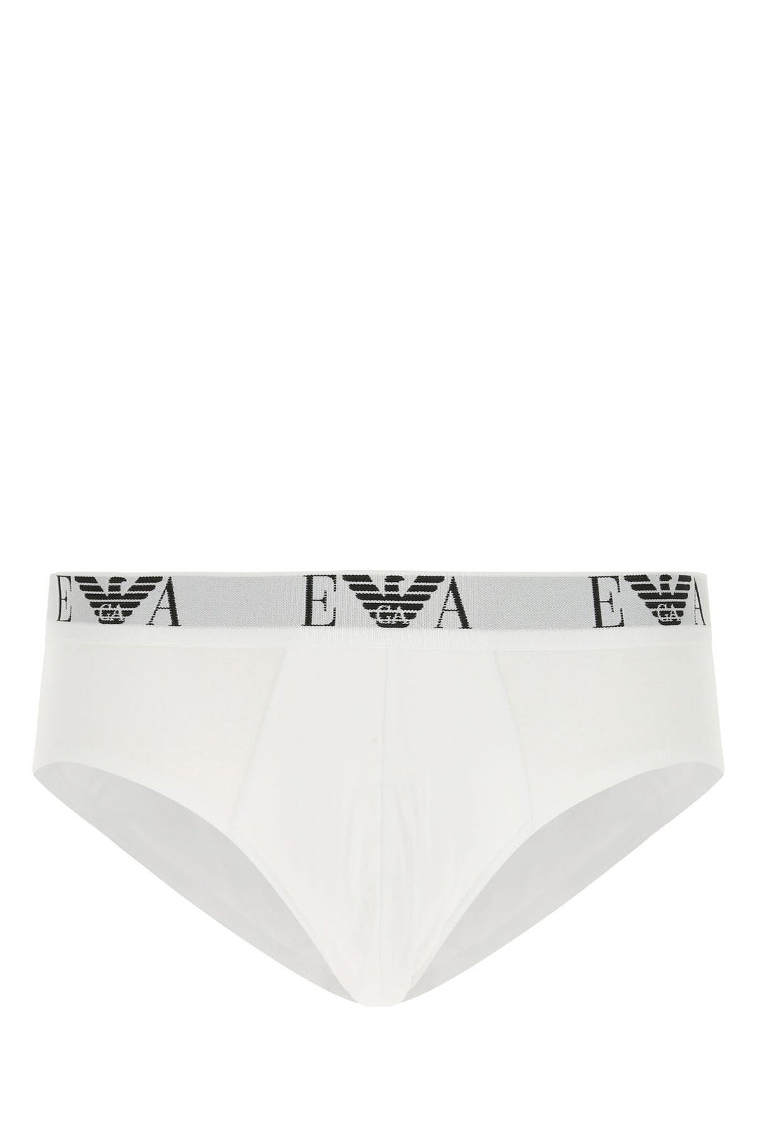 White cotton brief set