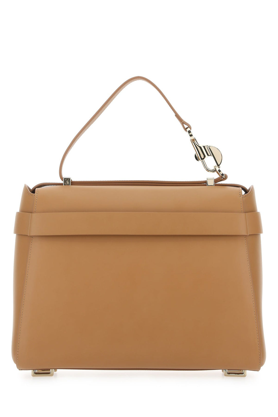 Biscuit leather Nacha handbag