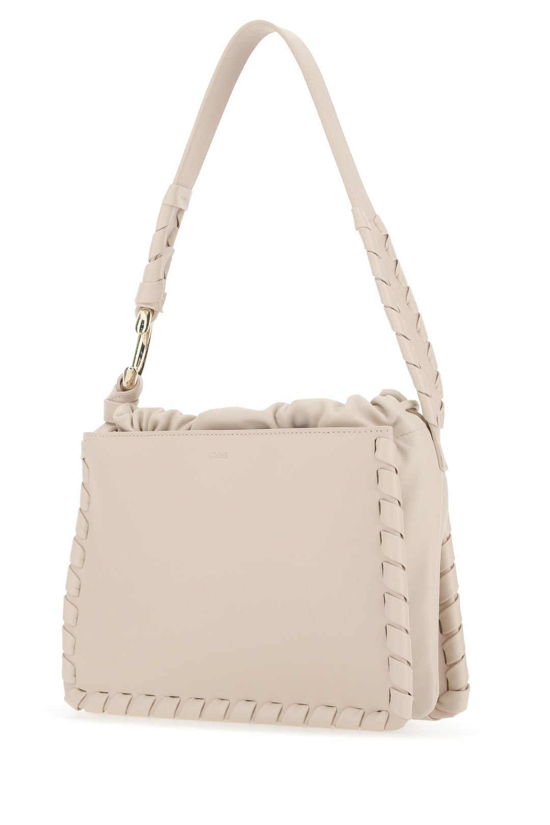 Powder pink leather Mate shoulder bag