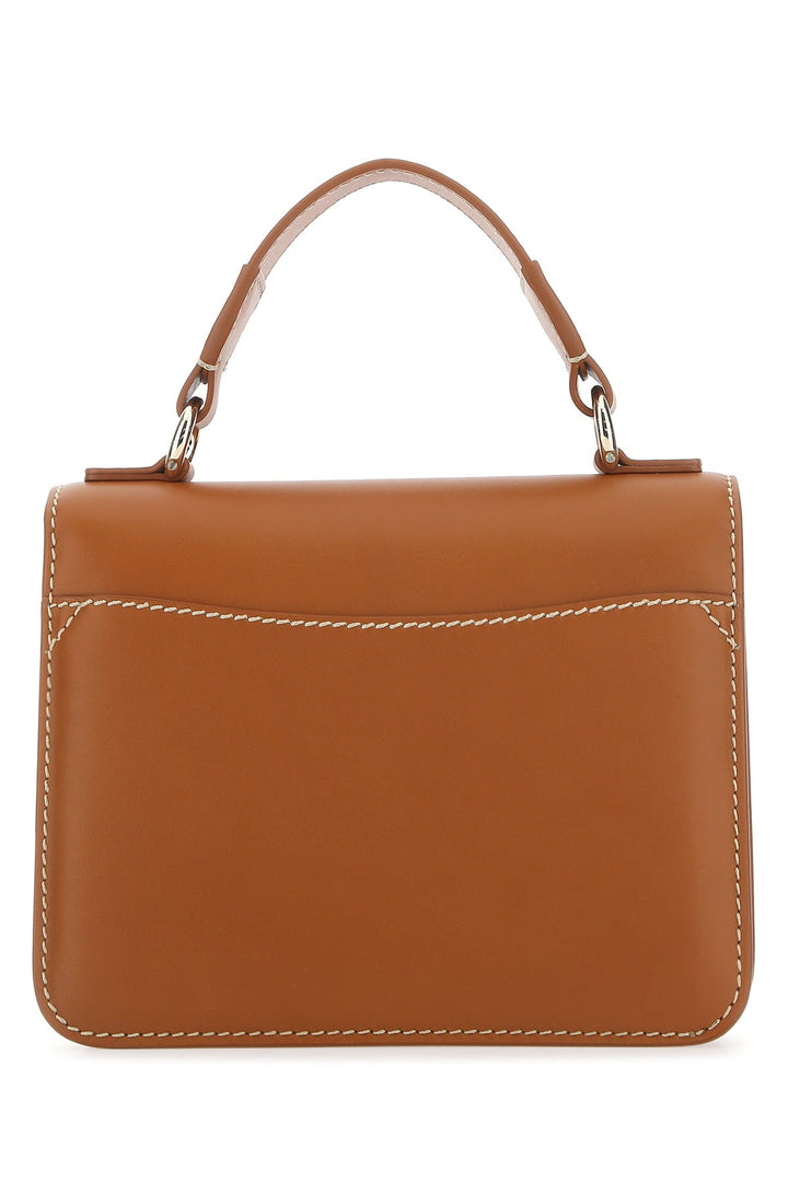 Caramel leather small Kattie handbag