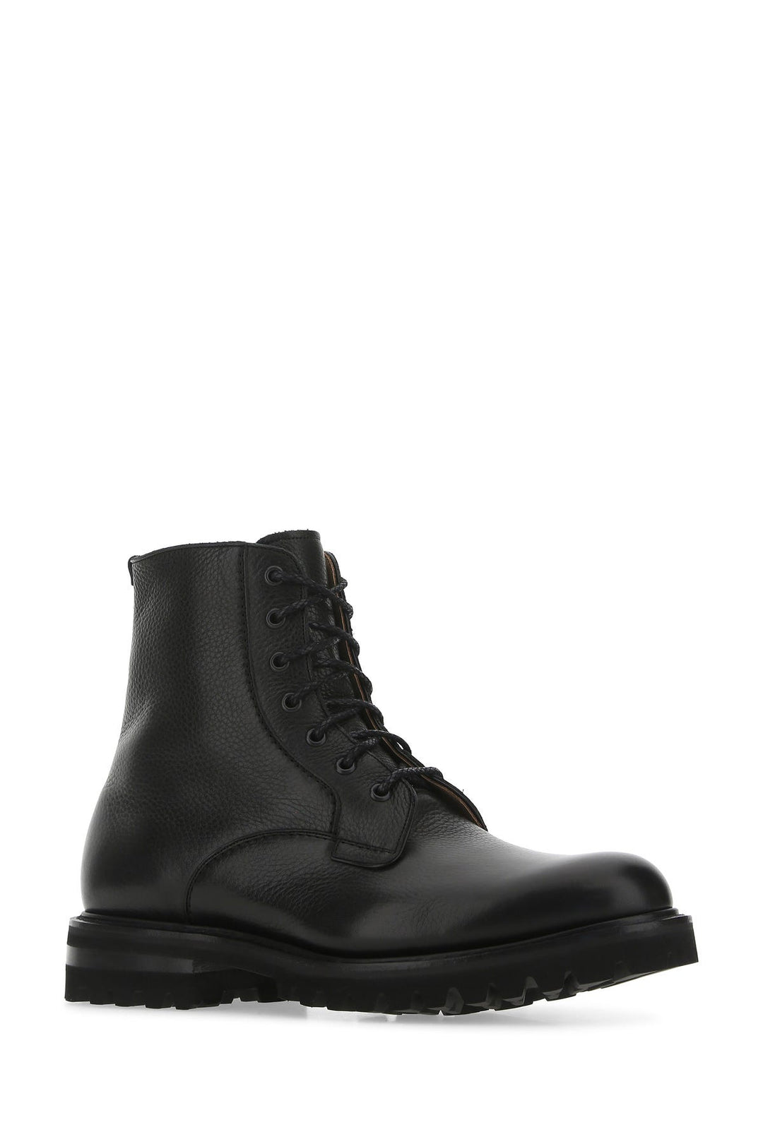 Black leather Coalport 2 ankle boots