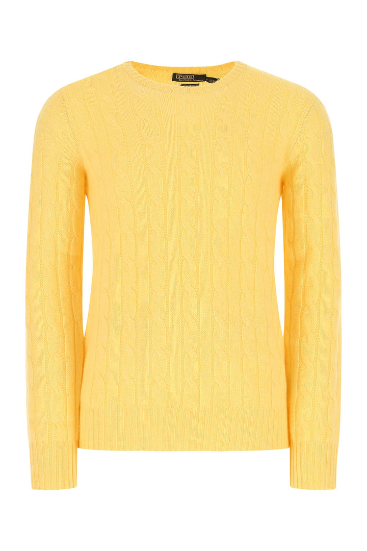 Yellow cashmere sweater