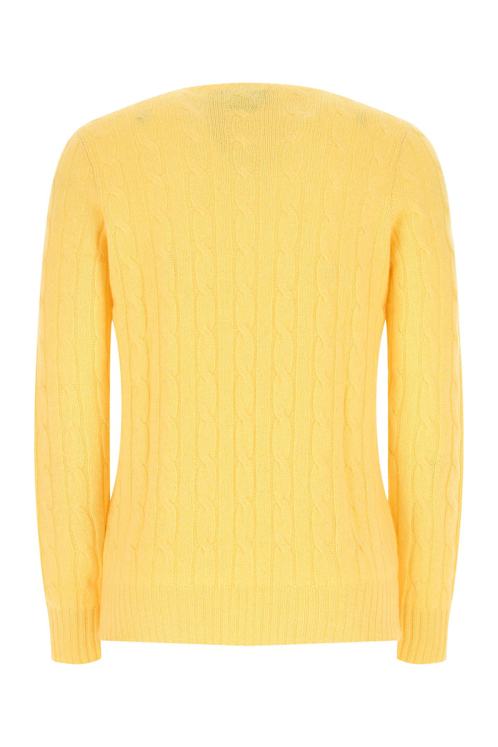 Yellow cashmere sweater