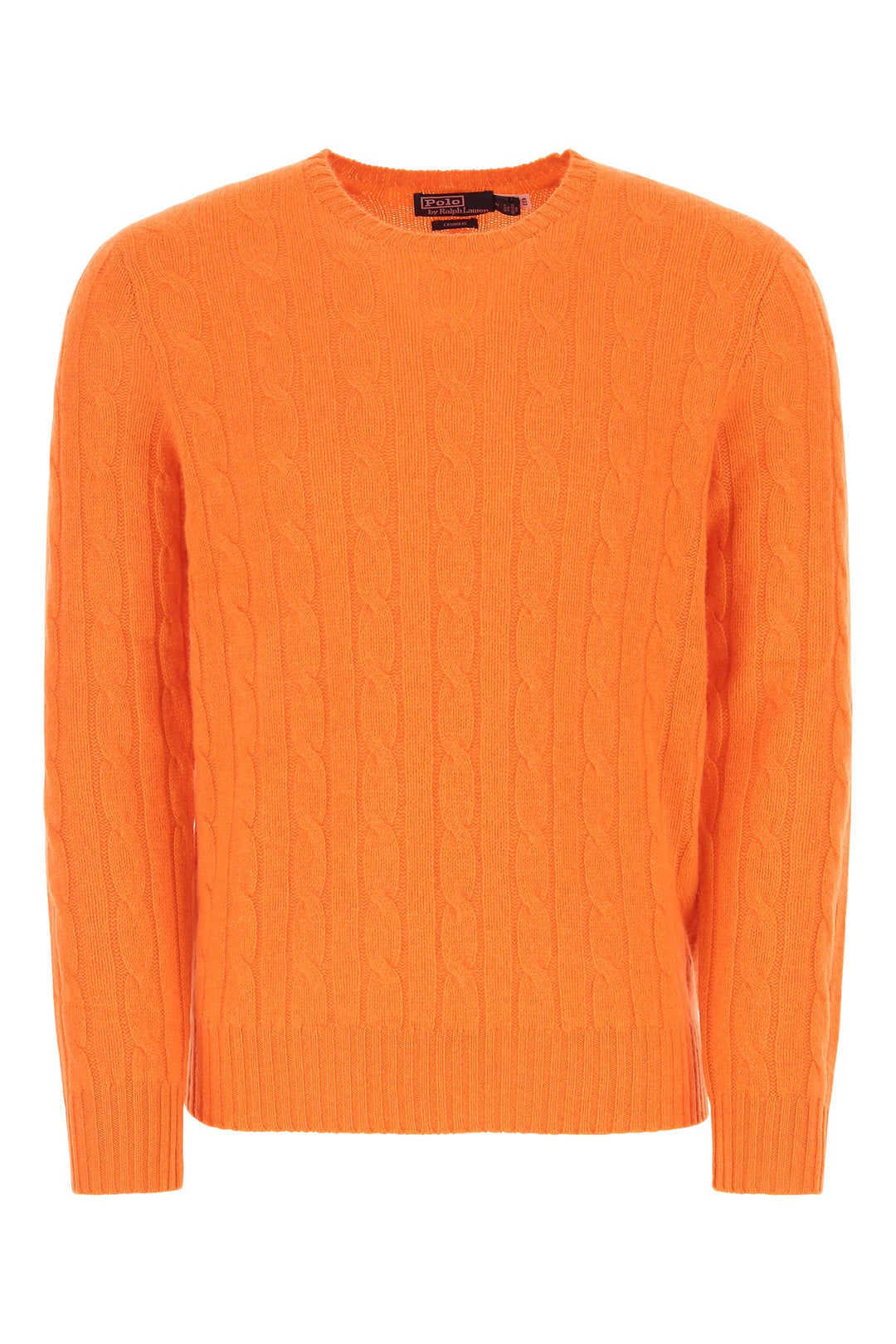 Orange cashmere sweater