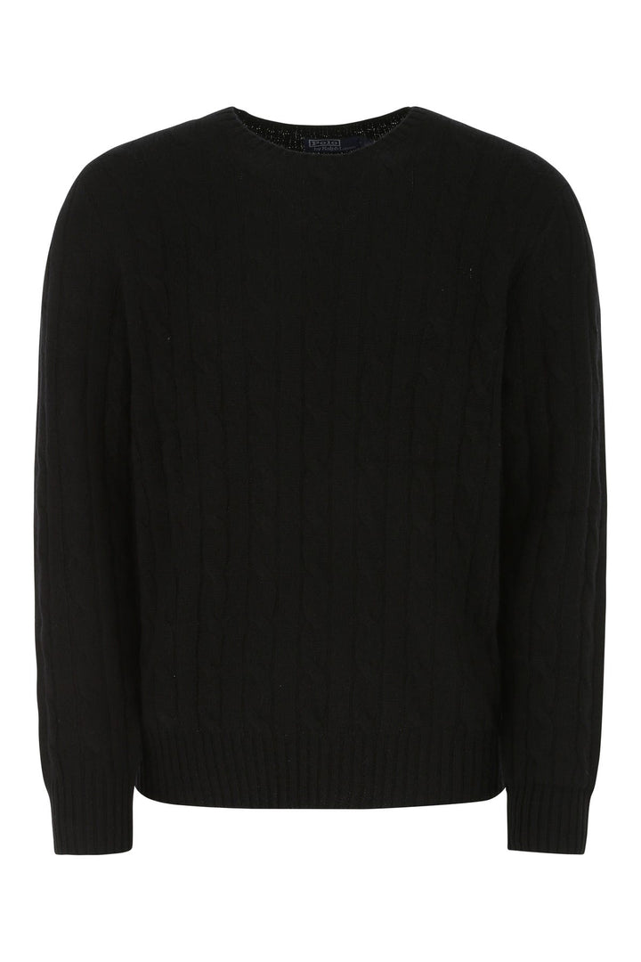 Black cashmere sweater