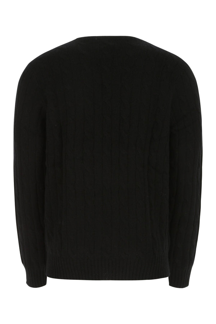 Black cashmere sweater